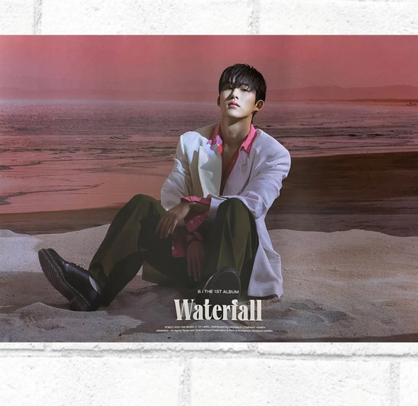 B.I - [ WATERFALL ] - Official Poster - Kpop Music 사랑해요