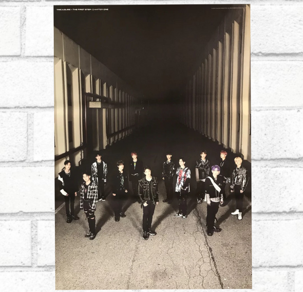 TREASURE -[ THE FIRST STEP: CHAPTER ONE ] Doublesided - Official Poster - Kpop Music 사랑해요