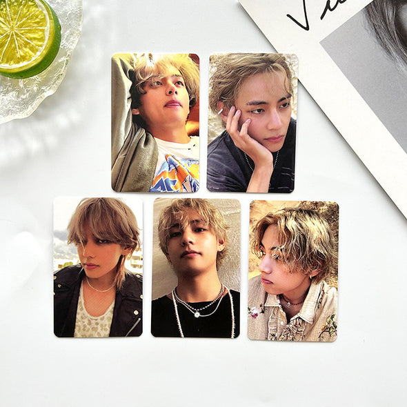 V (BTS) - Layover Solo - Photocards Set (B) Restock soon ✈️ - Kpop Music 사랑해요