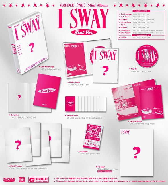 (G)I-DLE - [I SWAY] + Photocard gift 🎁