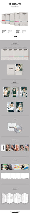 LE SSERAFIM - 3rd Mini Album [EASY] - Compact - Kpop Music 사랑해요