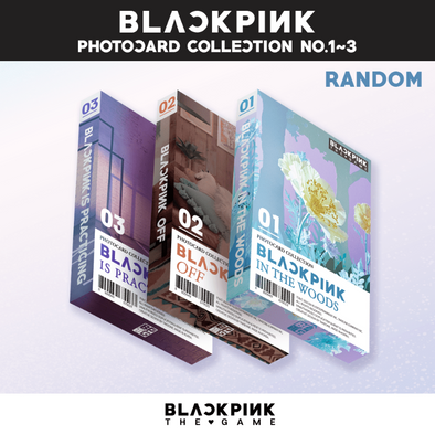 BLACKPINK - THE GAME PHOTOCARD COLLECTION No.1~3 - Kpop Music 사랑해요