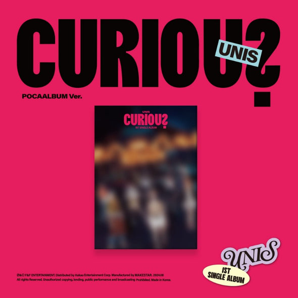 UNIS - 1st Single Album [CURIOUS] Pocaalbum