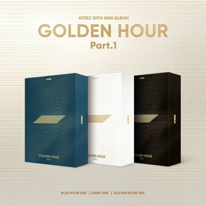 ATEEZ - 10TH MINI ALBUM [GOLDEN HOUR : Part.1] (3 Versions)