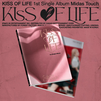 KISS OF LIFE - 1st Single Album [Midas Touch] (Photobook - Kpop Music 사랑해요