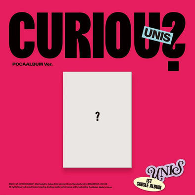 UNIS - 1st Single Album [CURIOUS] Pocaalbum