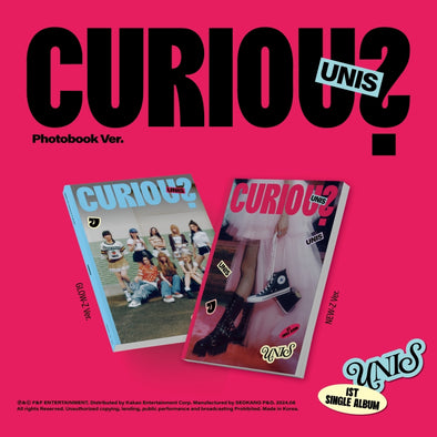 UNIS - 1st Single Album [CURIOUS] Photobook