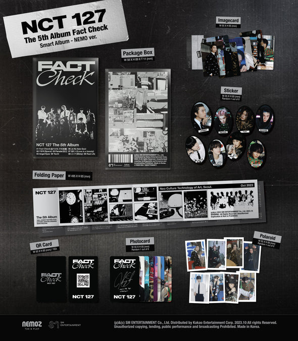 NCT 127 - 5th Full Album [Fact Check] QR