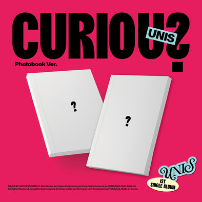 UNIS - 1st Single Album [CURIOUS] Photobook