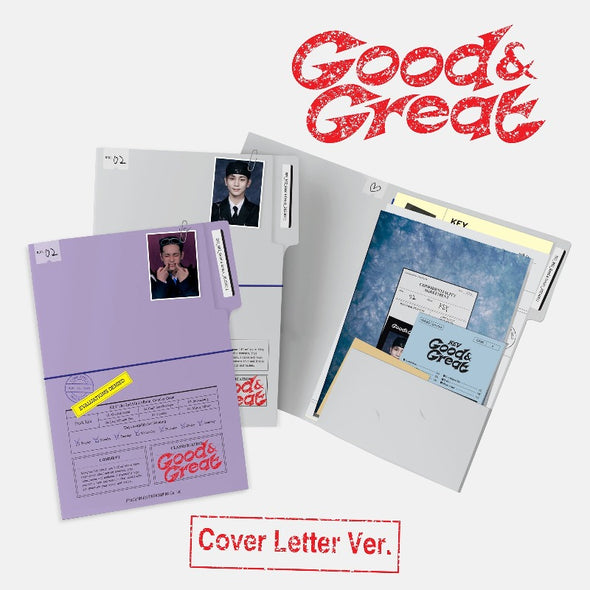 KEY - 2nd Mini Album [Good & Great] Paper - Kpop Music 사랑해요