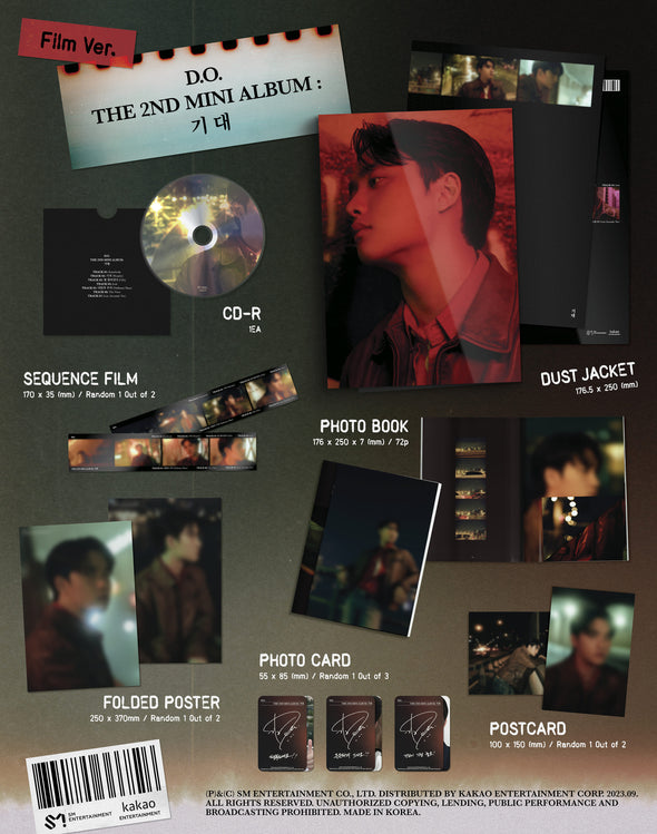 D.O (EXO) - 2nd Mini Album [기대] Expectation - Film Version - Kpop Music 사랑해요