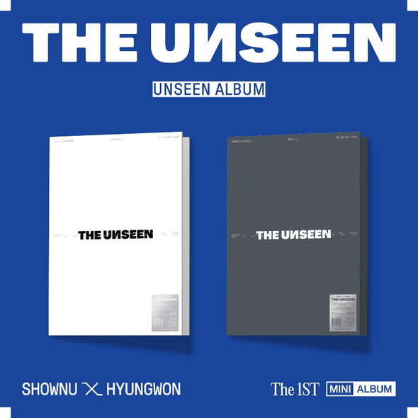 SHOWNU X HYUNGWON -1st Mini Album [THE UNSEEN] Limited - Kpop Music 사랑해요