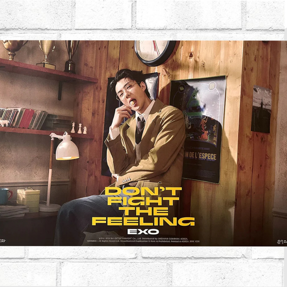 EXO - DON'T FIGHT THE FEELING - Official Poster - Kpop Music 사랑해요