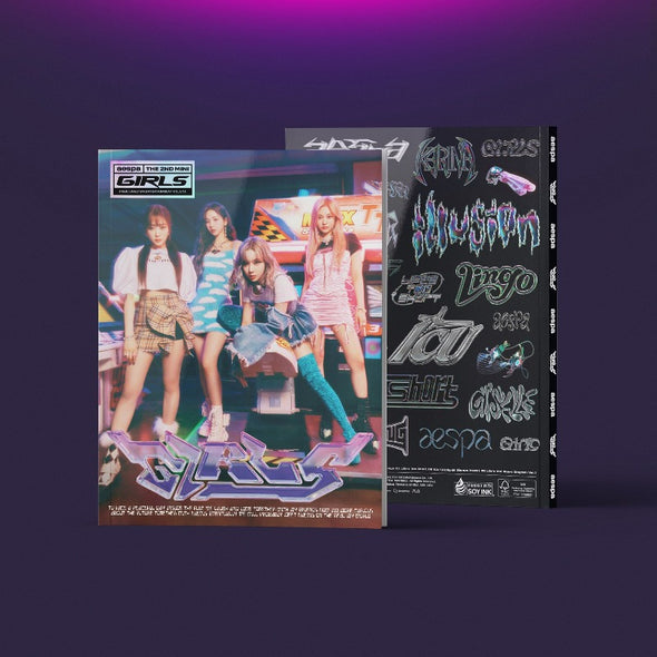 AESPA - Mini Album Vol. 2 - GIRLS - Real World version + Special gift - Kpop Music 사랑해요