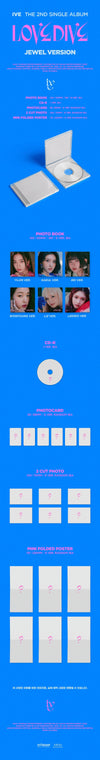 IVE - 2nd single [LOVE DIVE] Limited Jewel - Kpop Music 사랑해요