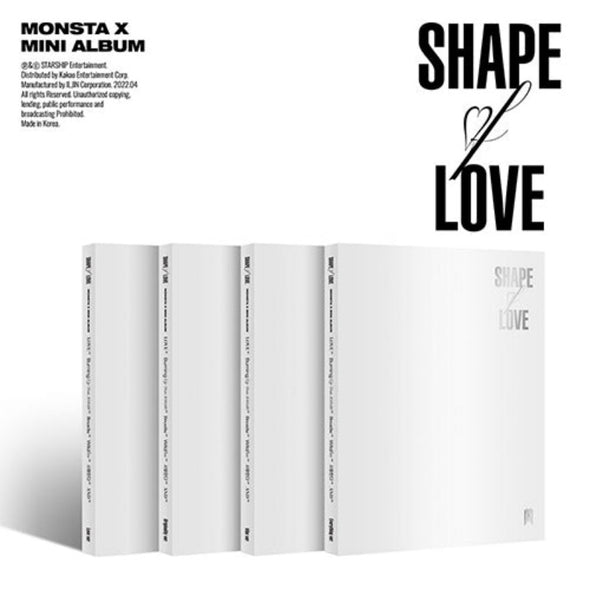 MONSTA X - Mini Album Vol.11 - [SHAPE OF LOVE] - Kpop Music 사랑해요