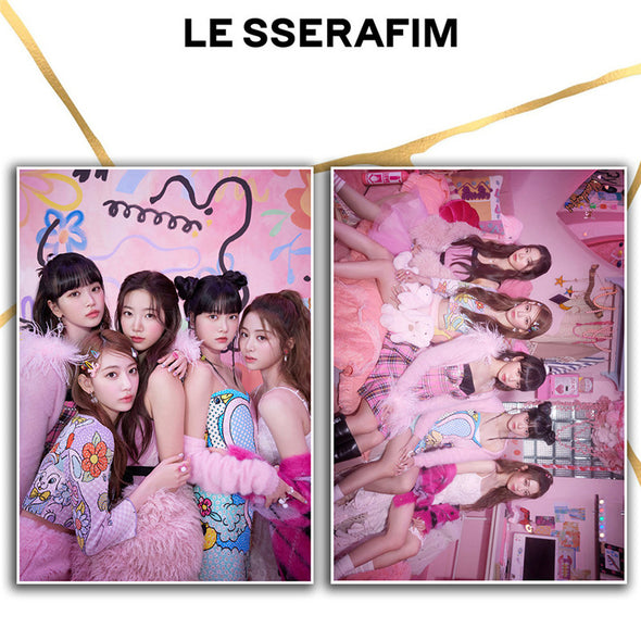 LE SSERAFIM - ANTIFRAGILE - Limited Collection - Posters - Kpop Music 사랑해요