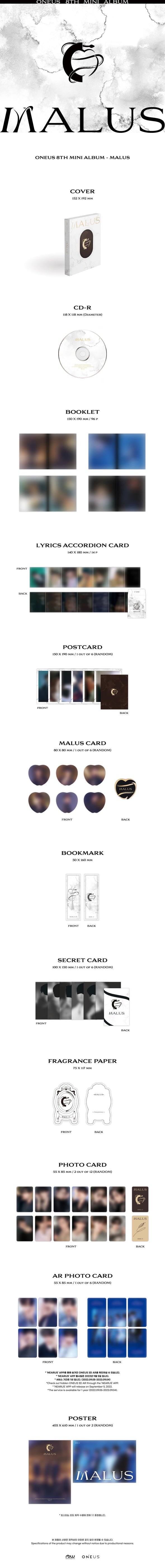 ONEUS - Mini Album Vol.8 - [MALUS] Main - Kpop Music 사랑해요