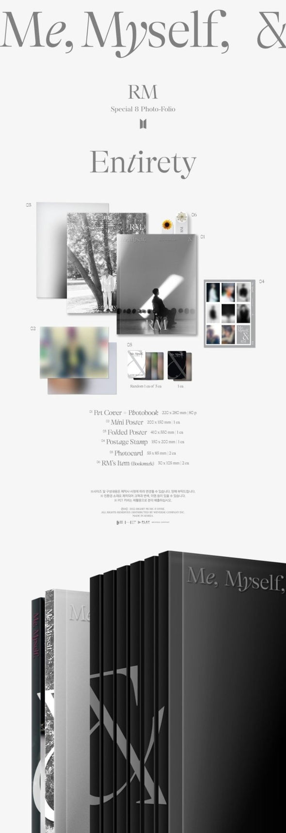 RM (BTS) - Special 8 Photo-Folio [ME, MYSELF, AND RM ‘Entirety’] - Kpop Music 사랑해요