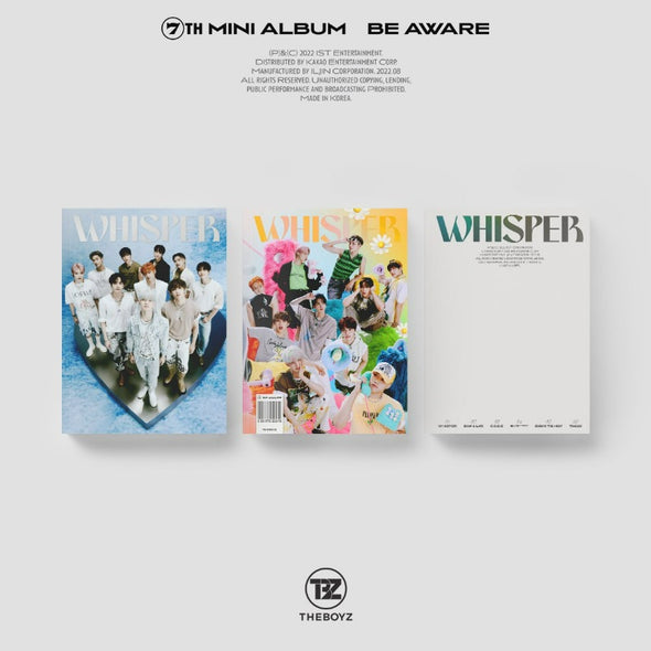 THE BOYZ - Mini Album Vol.7 - [BE AWARE] - Kpop Music 사랑해요
