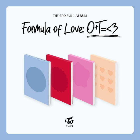 TWICE - Album Vol. 3 - FORMULA OF LOVE: O+T=<3 - Kpop Music 사랑해요