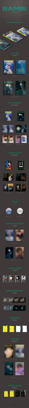 BAEK HYUN (EXO) - Mini Album Vol. 3 - BAMBI (PhotoBook) A/B versions - Kpop Music 사랑해요
