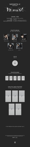 MONSTA X - Mini album Vol.12 - [REASON] Jewel - Kpop Music 사랑해요