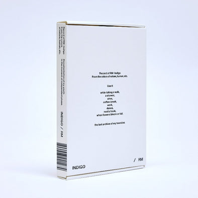 RM (BTS) - [INDIGO] Book Edition - Kpop Music 사랑해요