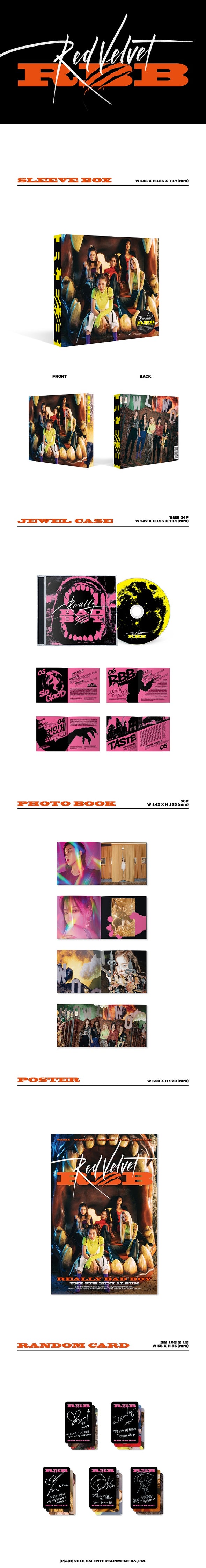 RED VELVET - Mini Album Vol.5 - RBB - Kpop Music 사랑해요